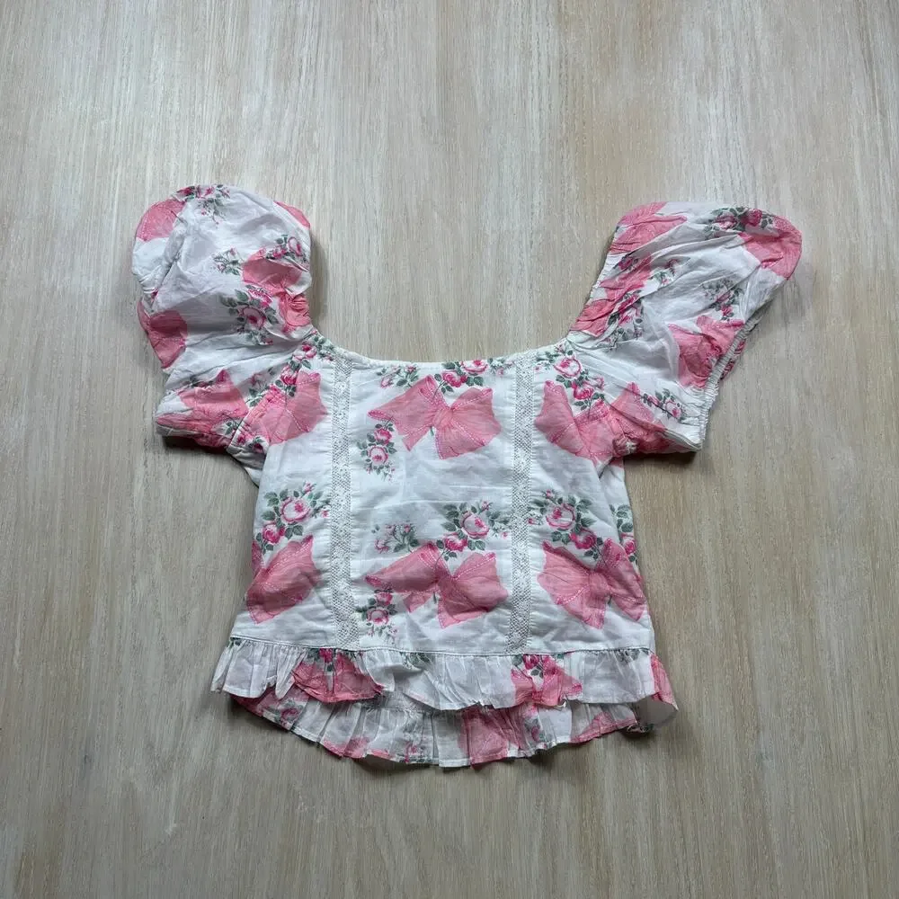 LoveShackFancy pink bow
